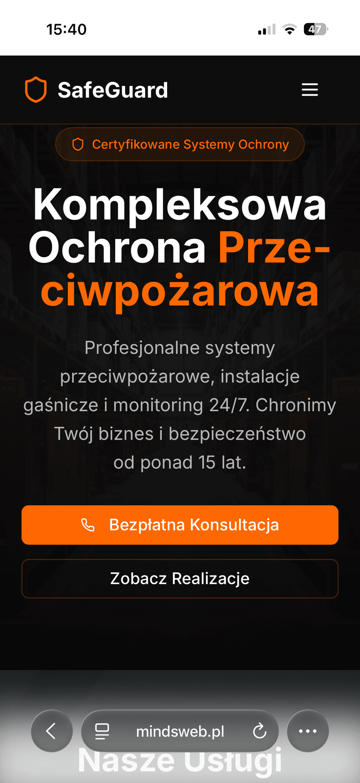 SafeGuard - Certyfikowane systemy przeciwpożarowe i ochrona kompleksowa